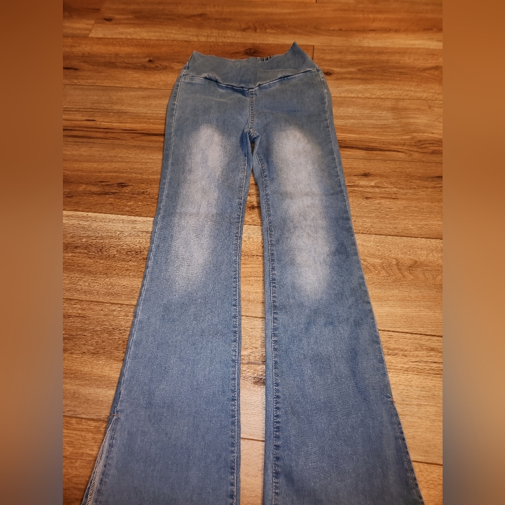 Women's Blue Flared Jeans